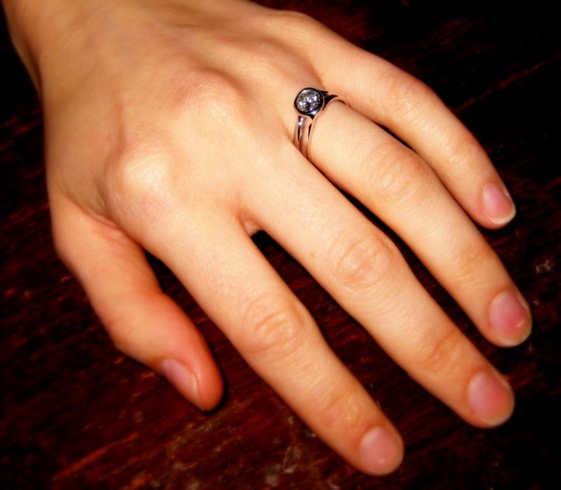 The ring on the finger